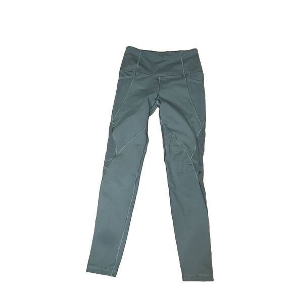 VICTORIA'S SECRET  SZS SPORT KNOCKOUT TIGHT PANT POCKET MESH CADETTE OLIVE GREEN - Picture 2 of 5